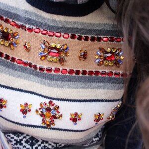 J.Crew Faire Isle Stripe Sweater size small